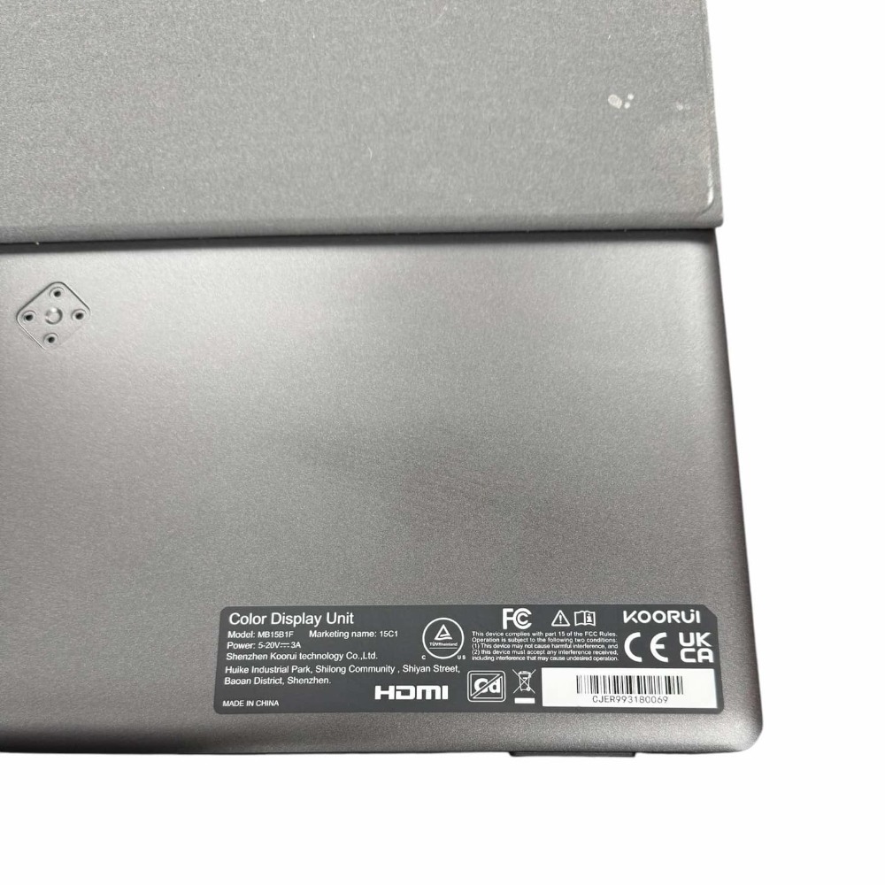 Pre-owned KooRui MB15B1F 15C1 15.6